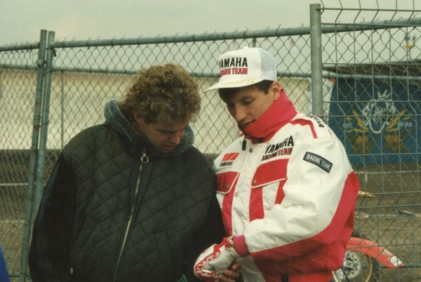 Hollanti Valkenswaard GP 250 1992 Dave Strijbos ja Pekka Vehkonen